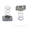 stainless steel spring nuts T-slot Nuts